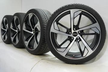 Audi RS4 RS5 B9 20 inch velgen Continental Winterbanden Orig, Gebruikt, Velg(en), 20 inch, Winterbanden