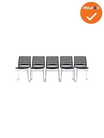Vergaderstoel Join - Stapelbaar - NIEUW - Zwart, Vergader- of Presentatieruimte, Ophalen of Verzenden, Nieuw zonder verpakking