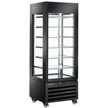 Vriesvitrine | EXALTA | 440L | Zwart | -15°C/-22°C |, Verzenden, Nieuw in verpakking