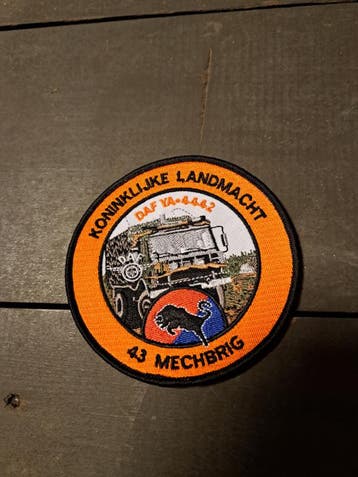 Opstrijk badge DAF YA -4442 (Rangonderscheidingstekens), Ophalen of Verzenden, Nieuw