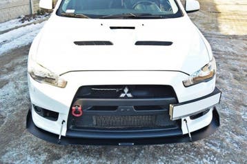 Maxton Front Racing Splitter V.1 Mitsubishi Lancer Evo X, Verzenden