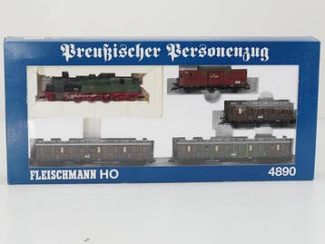 Schaal H0 Fleischmann NEW OLD STOCK COMPLETE SET 4890 Pre..., Gelijkstroom, Fleischmann, Overige typen, Nieuw