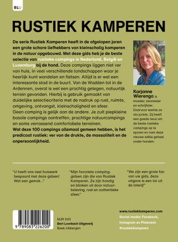 Nederland, België & Luxemburg / Rustiek kamperen, Verzenden, Gelezen, Karjanne Wierenga