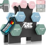 Dumbells set - Gewichten set - Halterset - 18 kg - RE:SPORT, Verzenden, Zo goed als nieuw