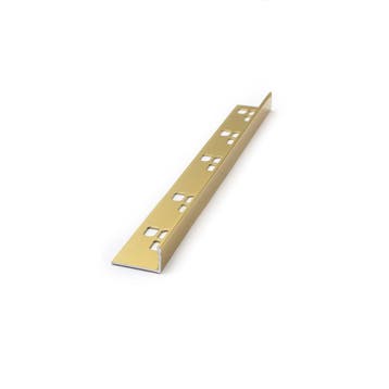 Tegelprofiel recht | gepolijst goud Aluminium | 270 cm, Ophalen of Verzenden, Nieuw