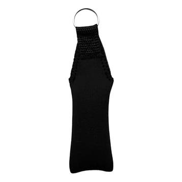Neopreen drijvende sleutelhanger - 14cm - ZWART, Ophalen of Verzenden, Nieuw