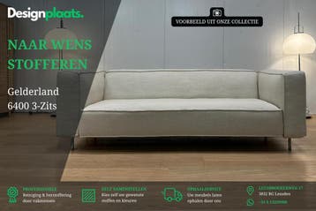 Gelderland 6400 3-Zits Bank – Stoffeer naar wens €2.899, Huis en Inrichting, Banken | Bankstellen, 75 tot 100 cm, Ophalen of Verzenden