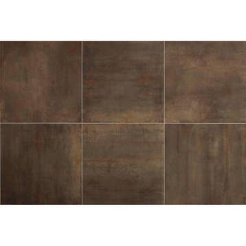 Flaviker Rebel Vloertegel - 120x120 cm - Mat Bruin, Doe-het-zelf en Verbouw, Tegels, Ophalen of Verzenden, Nieuw