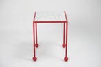 DFlab Studio - Middentafel - Orbit - Staal, Carrara marmer -