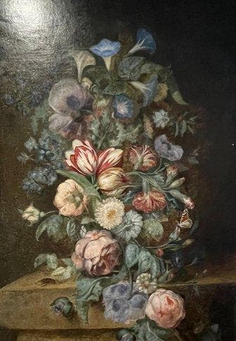 Europese school (XVII-XIII) - Bloemstilleven, Antiek en Kunst, Kunst | Schilderijen | Klassiek