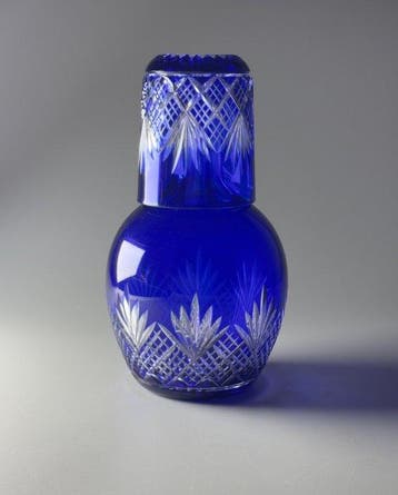Val Saint Lambert - Hubert Fouarge - Karaf - LOUISE -, Antiek en Kunst, Antiek | Glas en Kristal