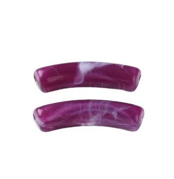 10 x Acryl kralen Imitation Gemstone Purple ca. 32x8mm (g..., Ophalen of Verzenden, Nieuw, Kraal