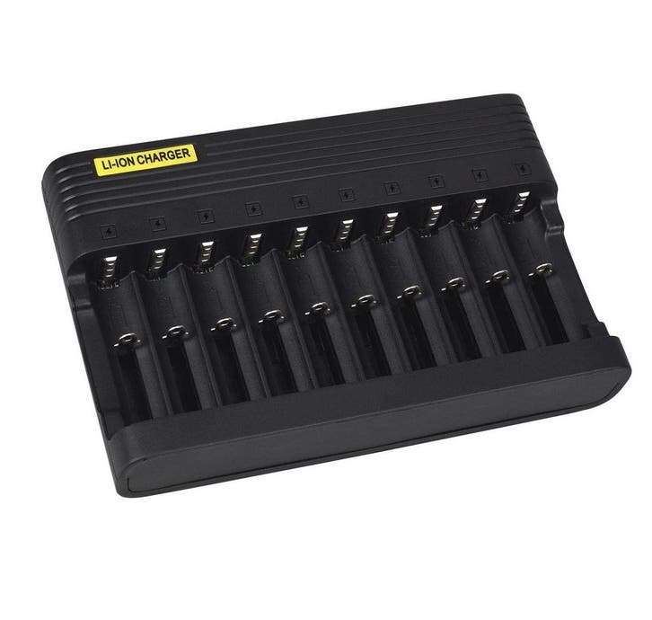 DrPhone ChargeX10  Batterij Lader 10 poorten – Li-ion Oplaad, Audio, Tv en Foto, Opladers, Verzenden