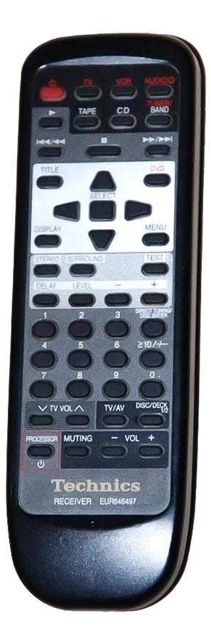 Afstandsbediening Technics EUR646497 sa-ax7 sa-he7, Ophalen of Verzenden, Nieuw, Origineel