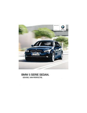2009 BMW 5 SERIE SEDAN BROCHURE NEDERLANDS, Nieuw, BMW, Author