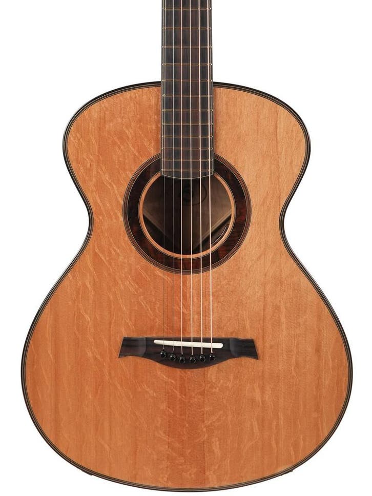 Mark Hatcher Greta Quilted Maple Bearclaw Spruce Lefty 2017, Muziek en Instrumenten, Snaarinstrumenten | Gitaren | Akoestisch