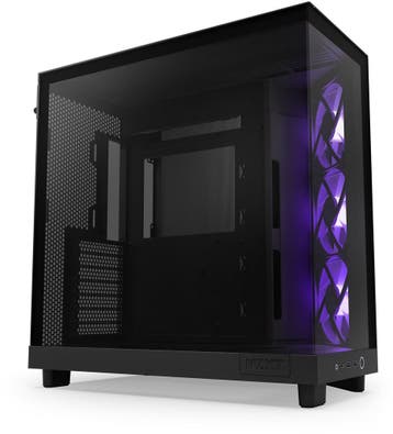 NZXT H6 Flow RGB Black Mid-Tower Behuizing, Verzenden, Nieuw