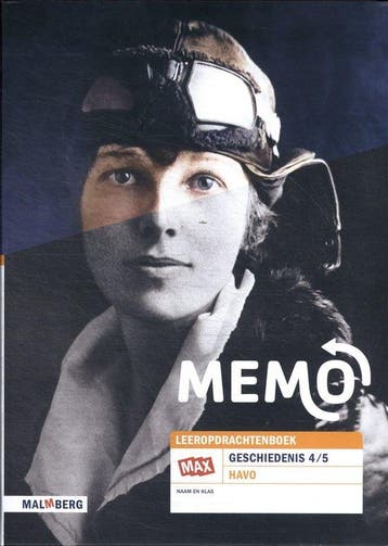 9789402082159 Memo Geschiedenis 4/5 havo leeropdrachtenboek, Verzenden, Zo goed als nieuw