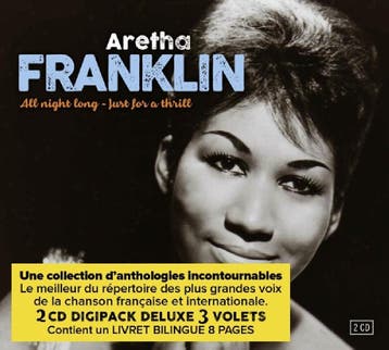 cd - aretha franklin - ALL NIGHT LONG &amp; JUST FOR A TH..., Verzenden, Zo goed als nieuw