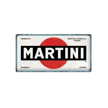 Martini reclamebord relief, Verzamelen, Merken en Reclamevoorwerpen, Verzenden, Nieuw