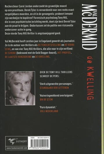 De kwelling / Tony Hill en Carol Jordan-reeks / 4, Verzenden, Gelezen, Val MacDermid