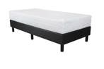 Eenpersoons Budget Boxspring XXL 90x200 cm, Verzenden, Nieuw, Zwart, Modern