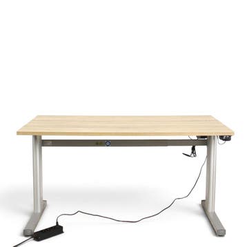 Actiforce elektrisch zit-sta bureau, 120x80 cm, midden ei..., Huis en Inrichting, Ophalen of Verzenden, Elektrisch, Gebruikt