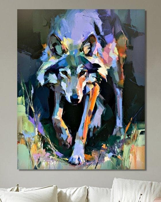 Michael Mey - The Wolf - XL, Antiek en Kunst, Kunst | Designobjecten