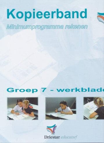Kopieerband minimumprogramma rekenen werkbladen groep 7 (zie, Boeken, Verzenden, Nieuw