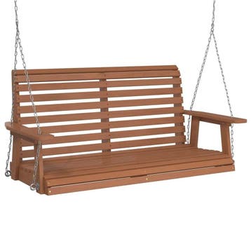 Schommelstoel Buiten - Vurenhout | Laatste Stuk!, Tuin en Terras, Ophalen of Verzenden, Gebruikt, Hout