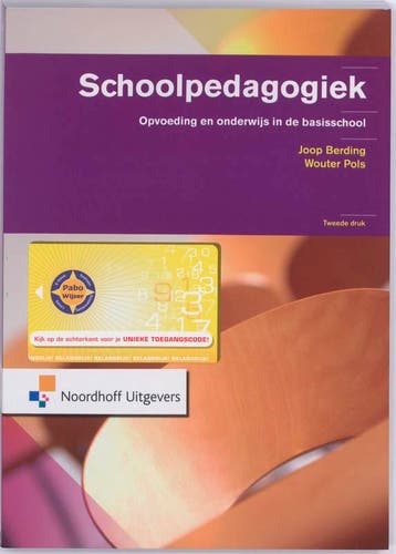 Schoolpedagogiek 9789001773069, Boeken, Studieboeken en Cursussen, Zo goed als nieuw