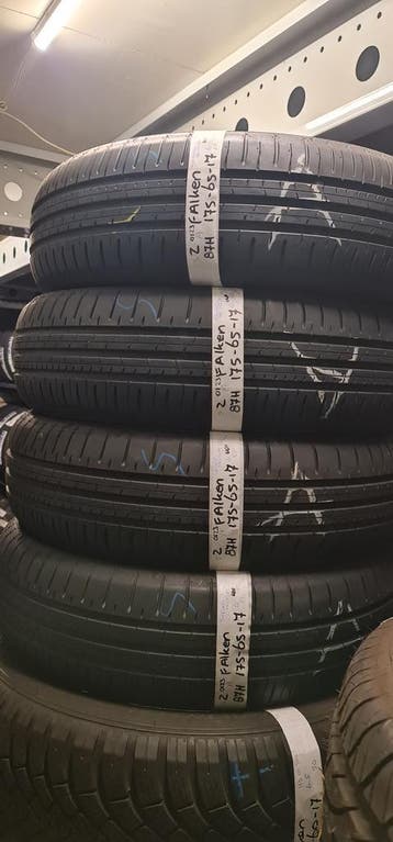 4x 175-65-17 Falken Zomer 6mm €40 Per Band 175 65 17, Ophalen, Gebruikt, 175 mm, 17 inch