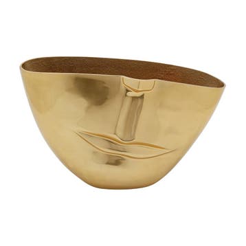 *WOONWINKEL* Kare Design Half Face Gold Gouden Vaas Half Gez, Verzenden, Nieuw
