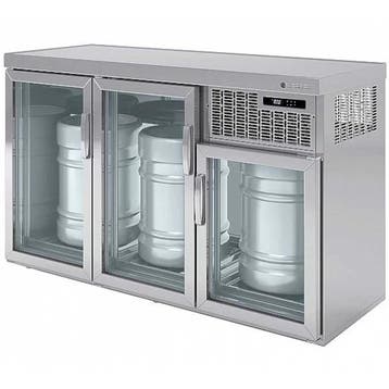 Vatenkoeler | RVS | 3x 50L (KEG) | +5°C/+8°C | Geforceerd |, Verzenden, Nieuw in verpakking