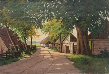 European school (XX) - Landschaftsmalerei