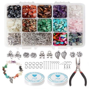 Starters pakket sieraden maken met edelstenen, bedels en..., Ophalen of Verzenden, Nieuw, Kraal
