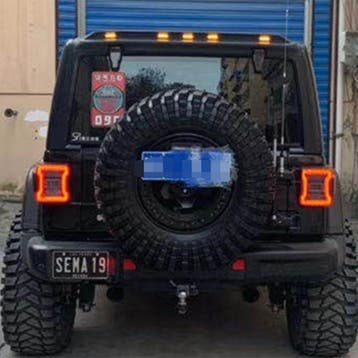 SK-Import Spoiler Zwart Jeep Wrangler, Jeep, Achterklep, Nieuw, Ophalen of Verzenden