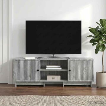 vidaXL TV-kast 150 x 31 x 50 cm Grijs Sonoma Geconstrueerd, Minder dan 50 cm, Verzenden, Nieuw, Minder dan 100 cm