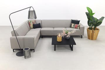 VDG Boavista/Royalty Sunbrella loungeset - Grey - 4-delig -, Verzenden, Nieuw, Overige materialen, Loungeset