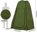 Pop-up 1-Persoons Tent - Groen - 176 x 92 x 92cm, Verzenden, Nieuw