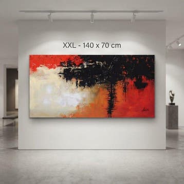 Monika Spiewak - Abstract - Oil Painting Stretched On The