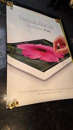 Rare Double Sided Apple iPad Resolutionair Poster -, Nieuw