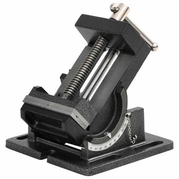 vidaXL Bankschroef kantelbaar handmatig 110 mm, Verzenden, Nieuw