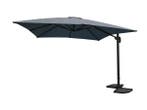 Veiling - Hangende parasol donkergrijs - 300x400 cm, Tuin en Terras, Nieuw