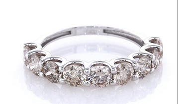 Zonder minimumprijs - Ring - 14 karaat Witgoud - 1.85ct. tw., Nieuw
