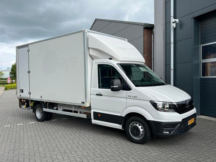 MAN TGE 3.180, 2.0 Extra Lang Bakwagen Met Laadklep, Auto's, Bestelauto's, Origineel Nederlands, Te koop, Handgeschakeld, MAN
