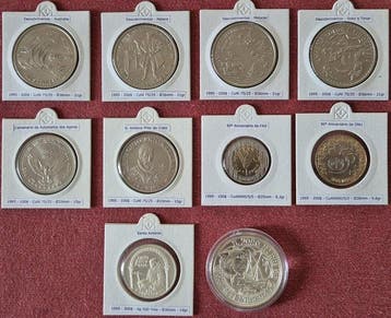 Portugal. Lote 10 moedas 1995 (Zonder minimumprijs)