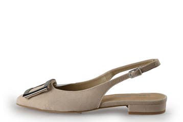 Linea Zeta Slingbacks in maat 37 Beige, Kleding | Dames, Verzenden, Beige, Zo goed als nieuw, Linea Zeta