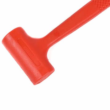 Hofftech Terugslagvrije hamer - Ø 45 mm - 450 gram - rood.., Doe-het-zelf en Verbouw, Gereedschap | Handgereedschap, Ophalen of Verzenden