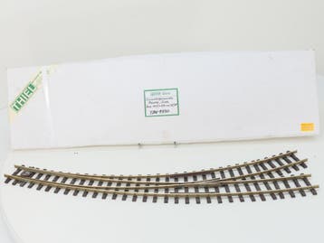 THIEL 1930 Innenbogenweiche 45°/30° Messing links (Wissel), Ophalen of Verzenden, Gebruikt, Rails, Analoog